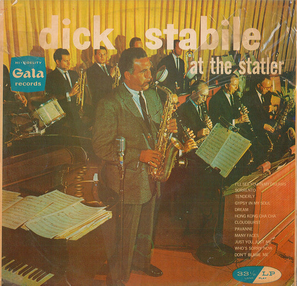 Dick Stabile - At The Statler (LP, Album, Mono)