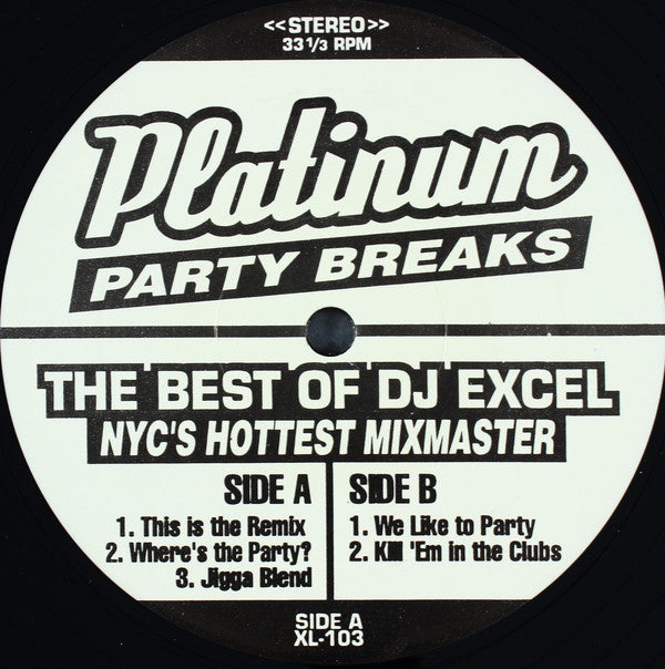 DJ Excel (5) - The Best Of DJ Excel (12")