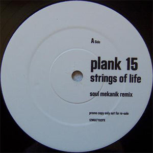 Plank 15 - Strings Of Life / Deep Red (12", Promo)