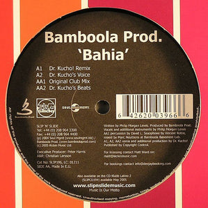 Bamboola Prod. - Bahia (12")