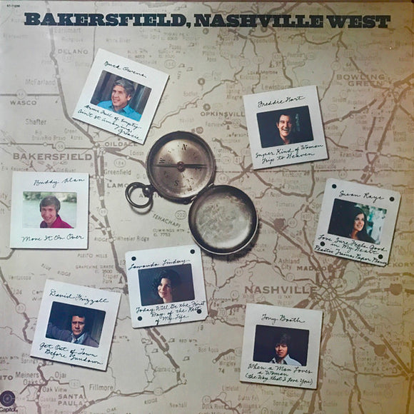 Various - Bakersfield, Nashville West (LP, Comp)