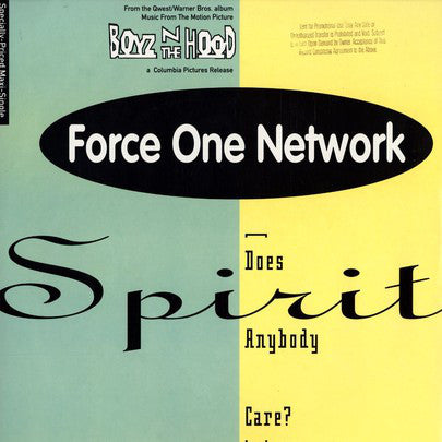 Force One Network - Spirit (Does Anybody Care?) (12", Maxi)
