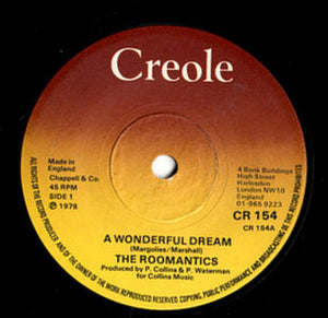 The Roomantics - A Wonderful Dream (7", Single)