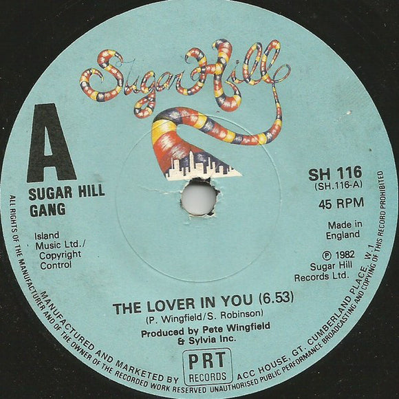 Sugar Hill Gang* - The Lover In You (7