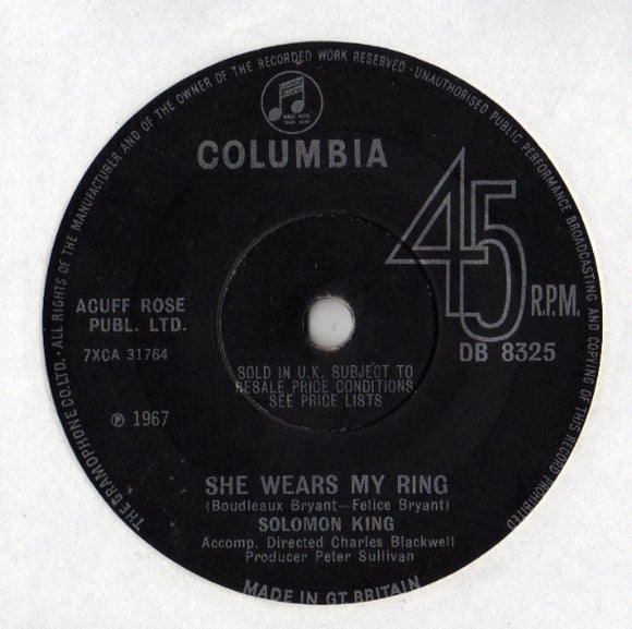 Solomon King - She Wears My Ring (7