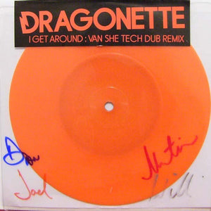 Dragonette - I Get Around (7", S/Sided, Etch, Ltd, Ora)