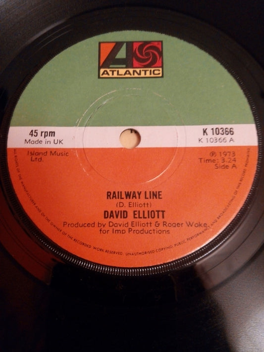 David Elliott (6) - Railway Line (7", Sol)