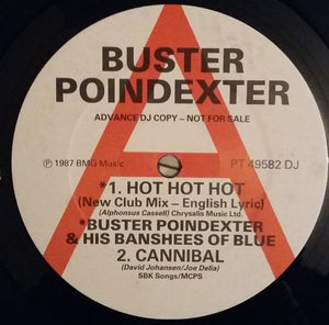 Buster Poindexter And His Banshees Of Blue - Hot Hot Hot (12", Promo)