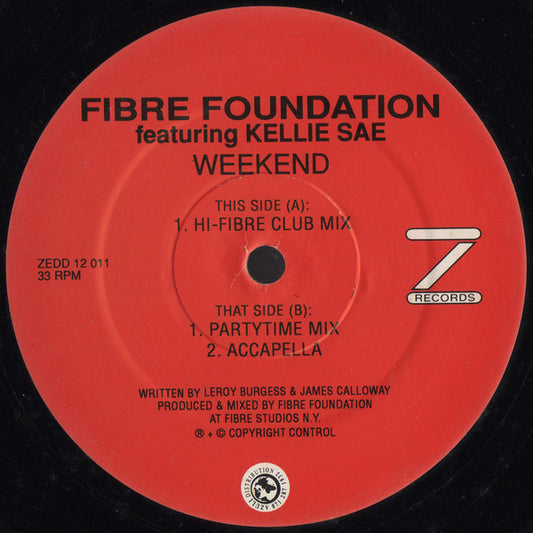 Fibre Foundation Featuring Kellie Sae* - Weekend (12")