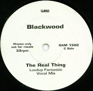 Blackwood - The Real Thing (2x12", Promo)