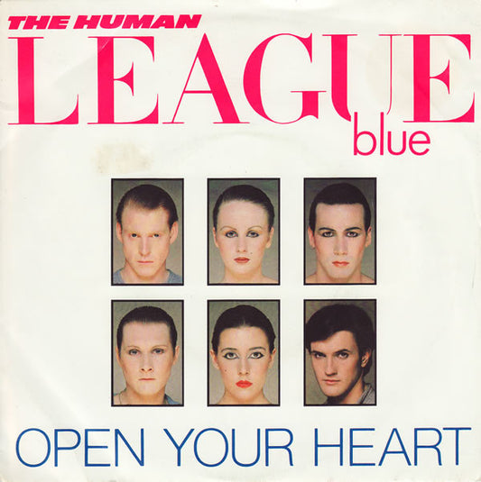 The Human League - Open Your Heart (7", Single, Sol)