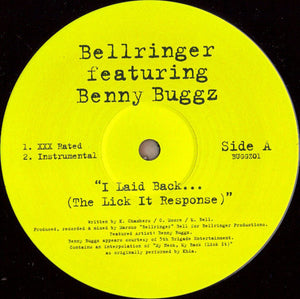 Bellringer - I Laid Back... (The Lick It Response) (12")