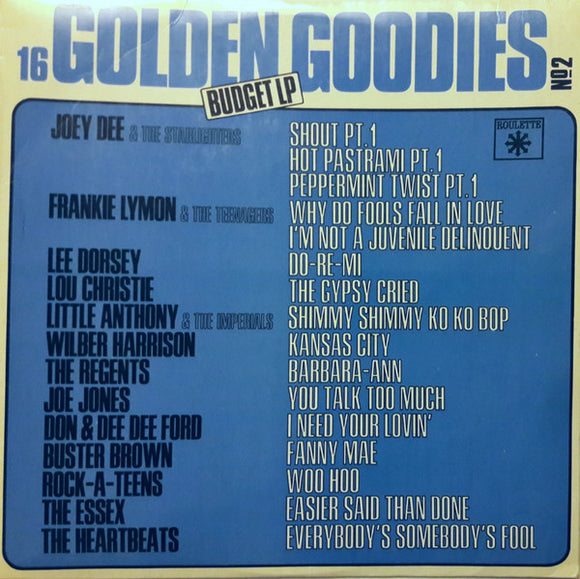 Various - Golden Goodies - No.2 (LP, Comp, Mono)