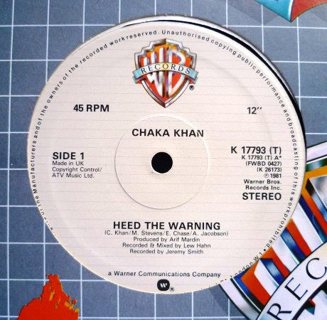 Chaka Khan - Heed The Warning / Night Moods (12")