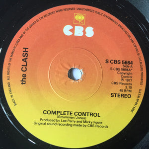 The Clash - Complete Control (7", Single)