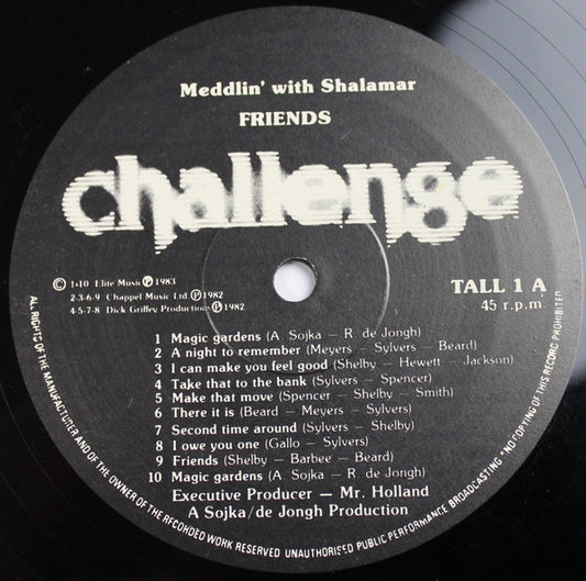 Friends (6) - Meddlin' With Shalamar / Don't Touch The Sun (12")