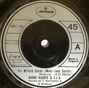 Rahni Harris & F.L.O.* - Six Million Steps (West Runs South) (7", Single)