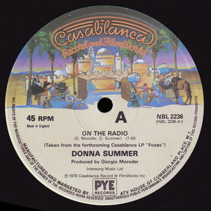 Donna Summer - On The Radio (12", Single)