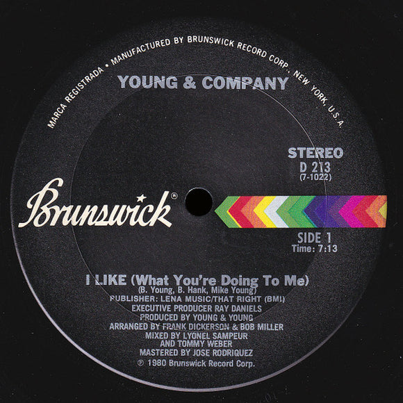 Young & Company - I Like (What You're Doing To Me) (12