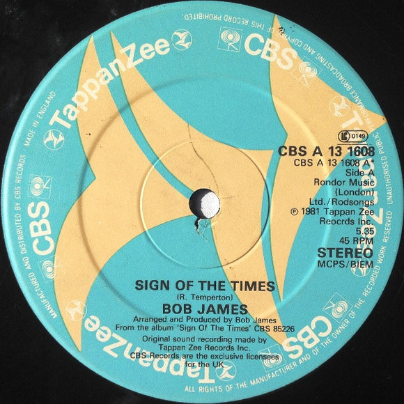 Bob James - Sign Of The Times (12