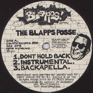 The Blapps Posse - Don't Hold Back! (12")