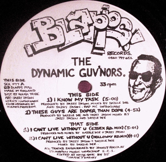 The Dynamic Guv'nors - I Can't Live Without U (12