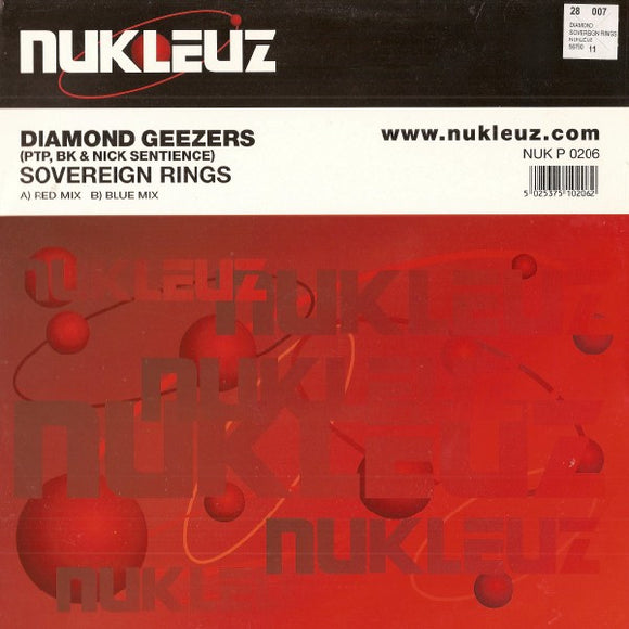 Diamond Geezers (PTP, BK & Nick Sentience)* - Sovereign Rings (12