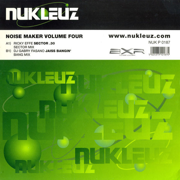 Ricky Effe / DJ Gabry Fasano* - Noise Maker Volume Four (12