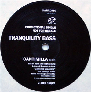 Tranquility Bass / Hawk* - California Dreaming (Sampler 12") (12", Promo)