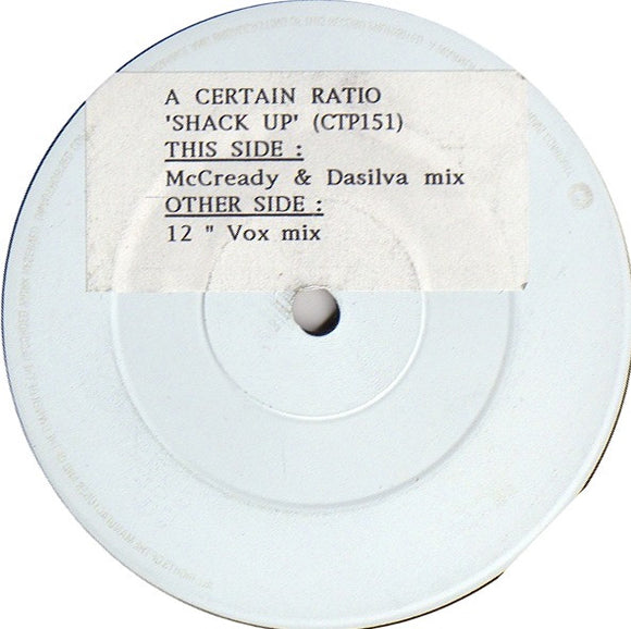 A Certain Ratio - Shack Up (Remixes) (12