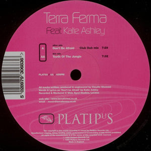 Terra Ferma Feat. Katie Ashley - Don't Be Afraid / Teeth Of The Jungle (12")
