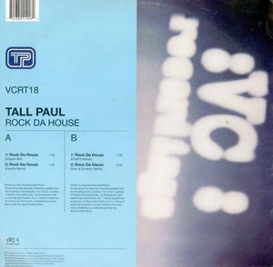 Tall Paul - Rock Da House (12")