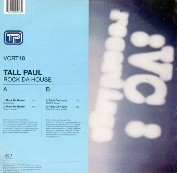 Tall Paul - Rock Da House (12