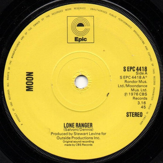 Moon (28) - Lone Ranger  (7", Sol)